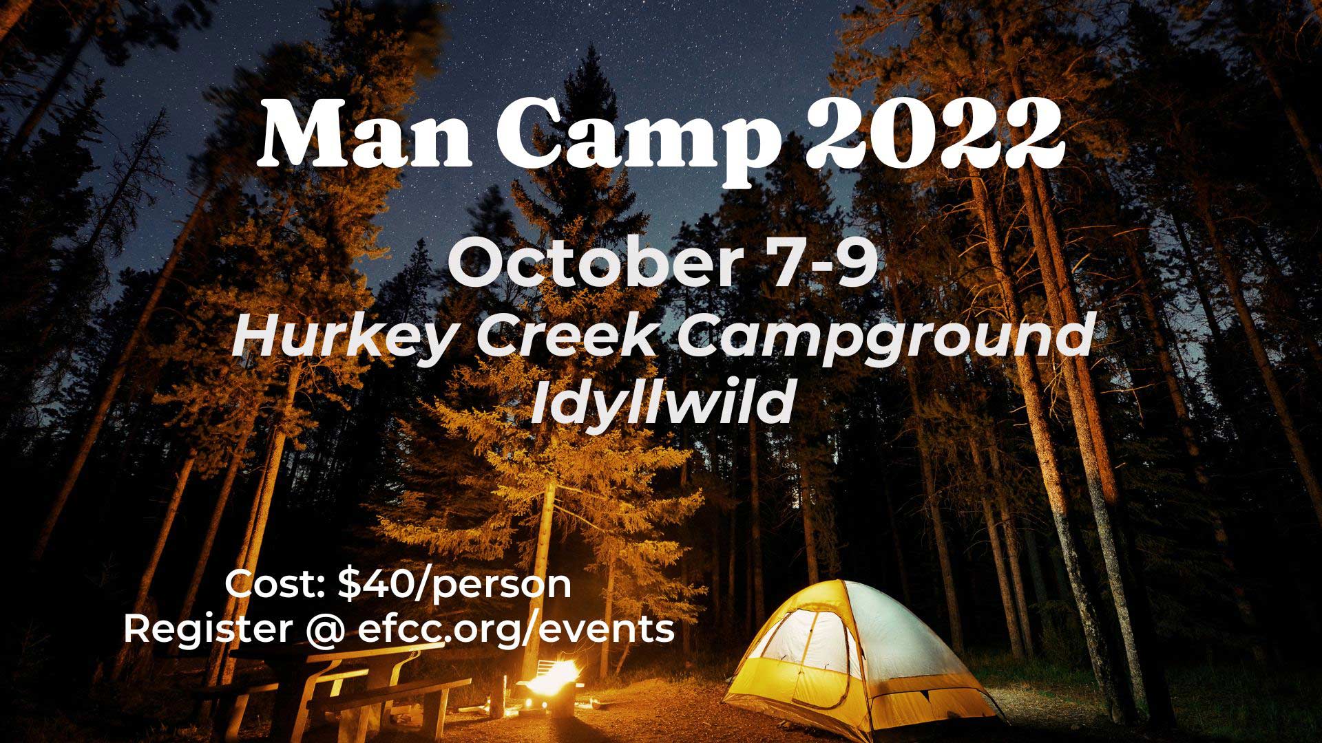Man Camp 2022 Flyer | Emmanuel Faith Community Church | Escondido, CA